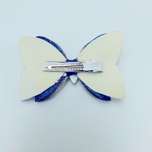 4th of July Baby Girl 4” Bow Headband 2 in 1 Interchangeable Nylon USA Patriotic - Picture 5 of 6